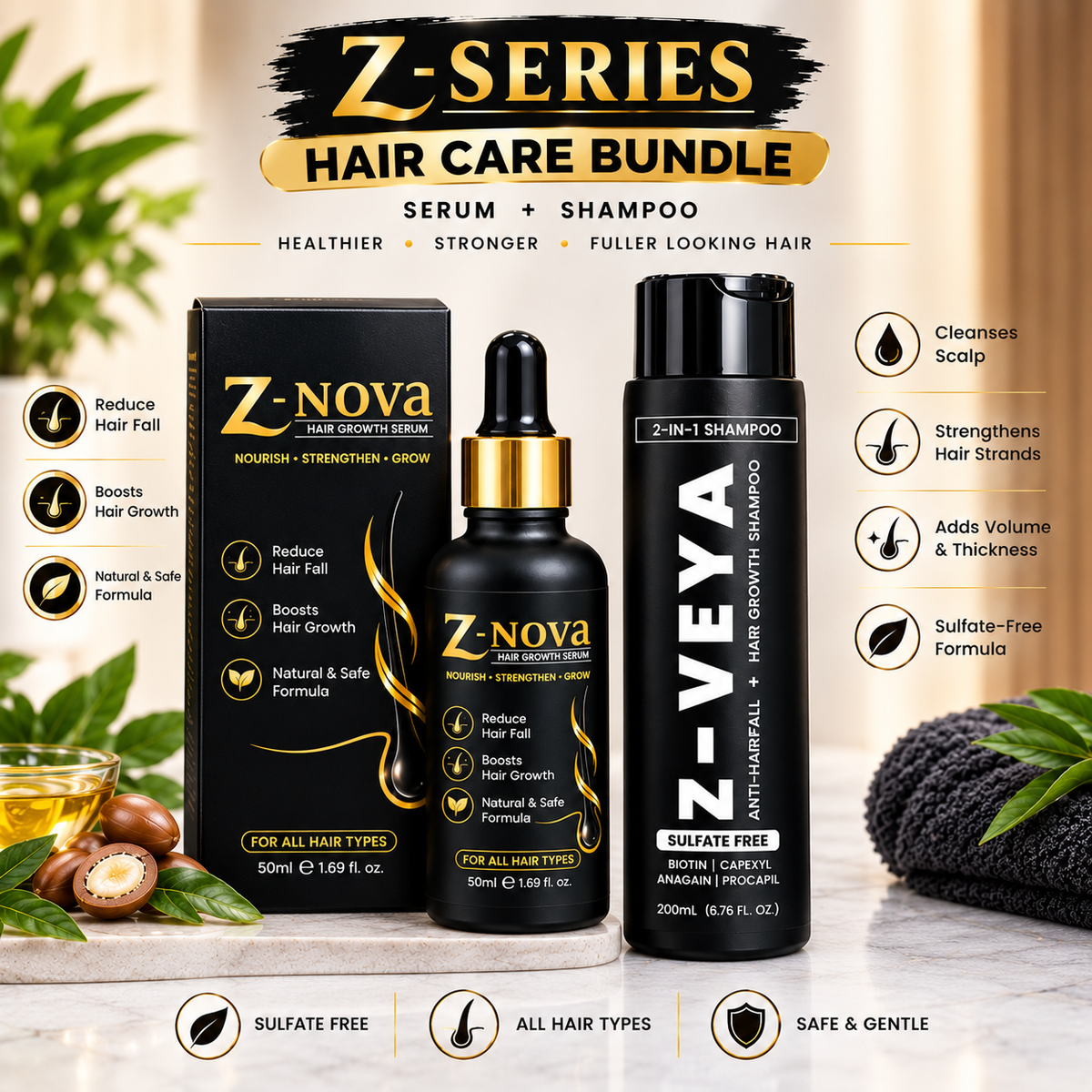 Z-SERIES Hair Fall Control & Growth Kit